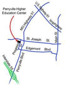 map to perryville outreach center